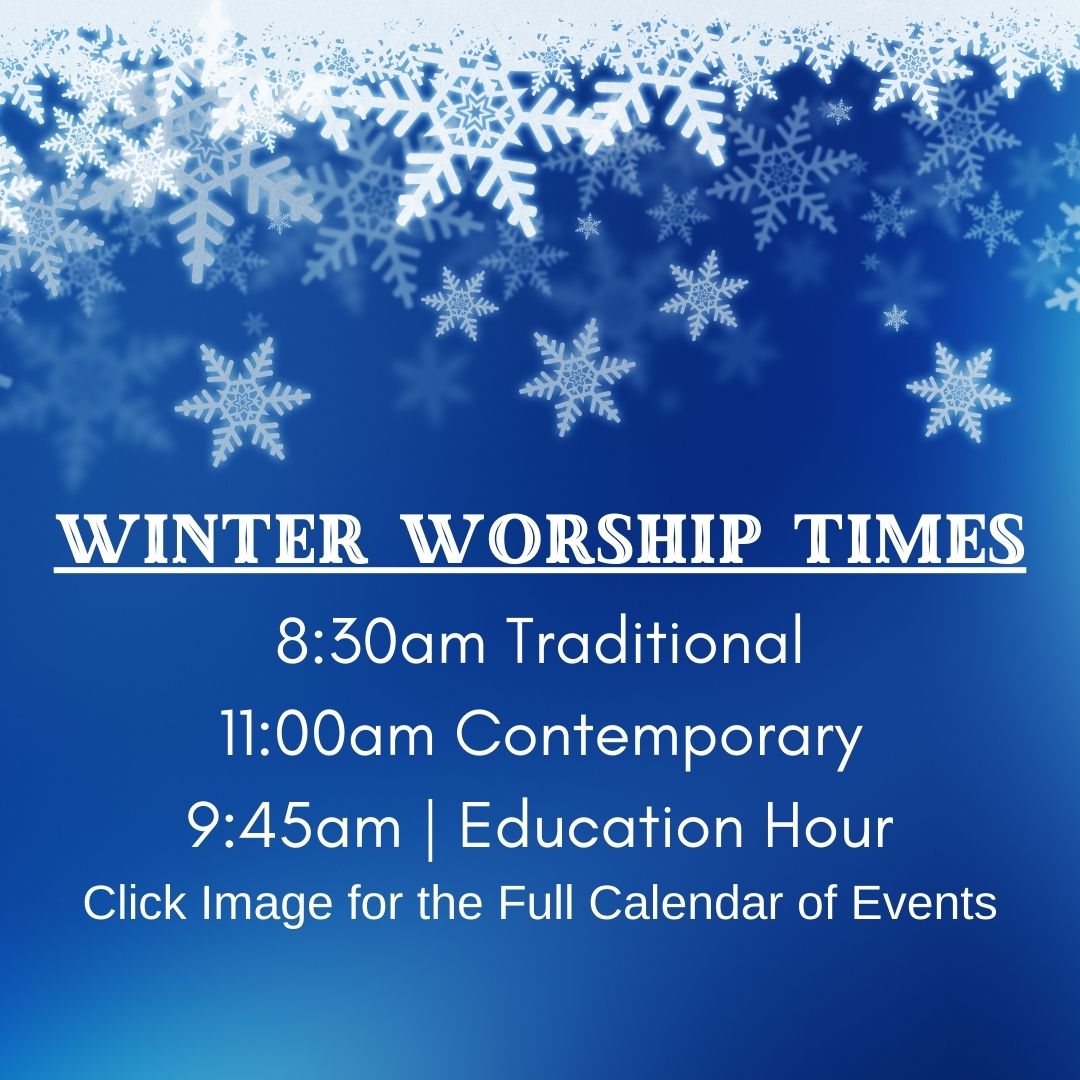 Winter Worship Hours