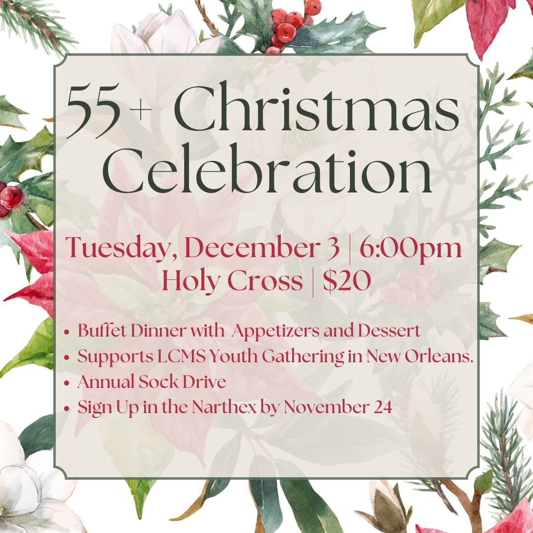 55+ Christmas Celebration Website Square