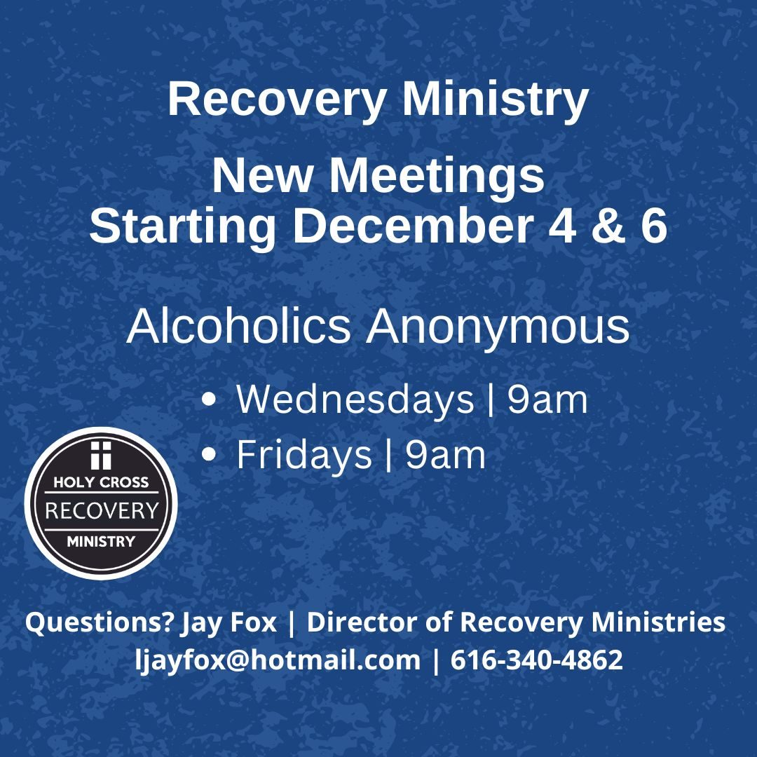 Recovery Ministry Website Square New Offerings